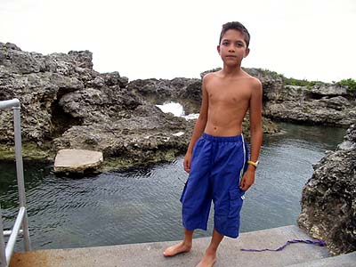 lal ready to swim at chukka cove
