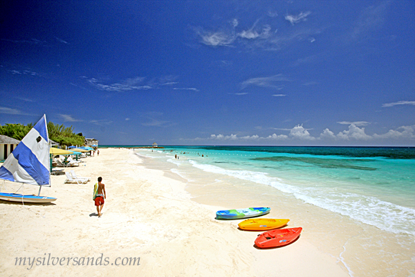 silver sands beach in jamaica for villas and cottages accommodation