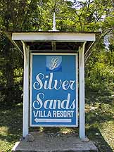 Silver Sands sign