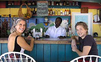 Beach bar at silver sands