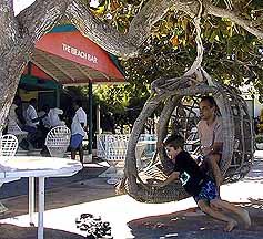 Silver sand patio