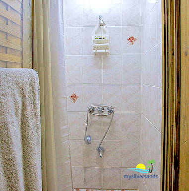 separate shower stall