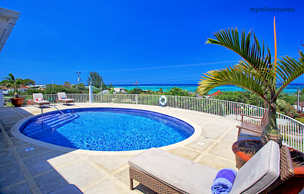 pool and lounge chair