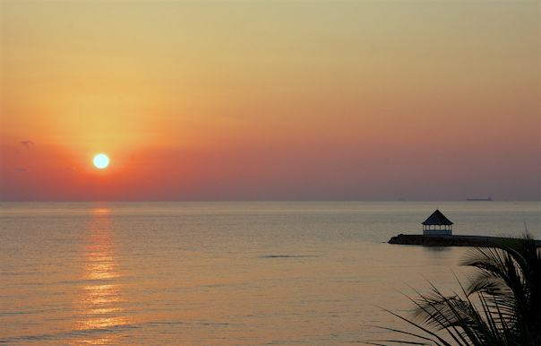 sunrise from Endless Summer Villa in Silver Sands Jamaica