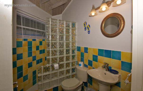 bathroom 4 at blue moon villa in silver sands