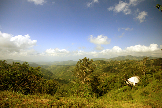 house on the edge of the hill