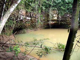 clean water emerging from underground