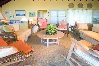 living room showing the seating areas