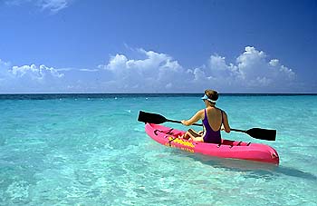 kayaking at silver sand