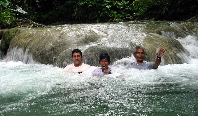 mini waterfalls