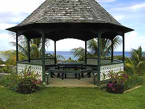 gazebo in the park at silver sands