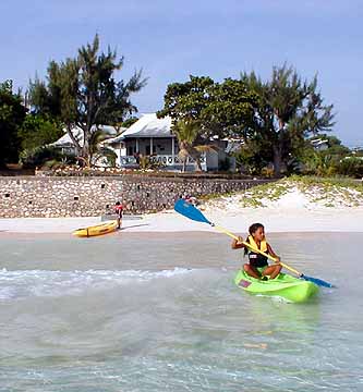 view of cottage from the sea