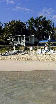 sea, sand and queen's cottage