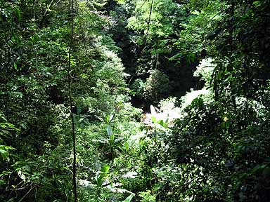 The cavern from the top trail