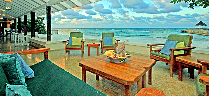 silver sands jamaica accommodation on the beach at sunset