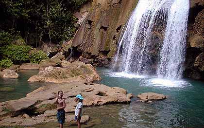 Section of the waterfalls at y s fall