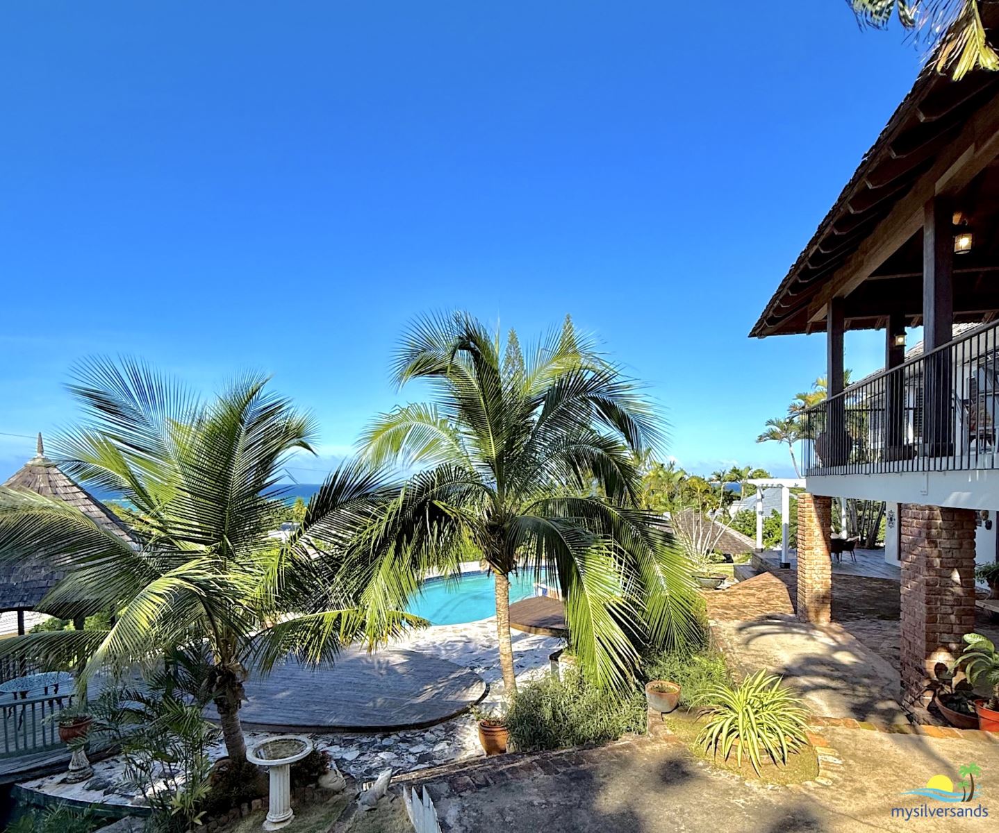 rock hill villa with panoramic view