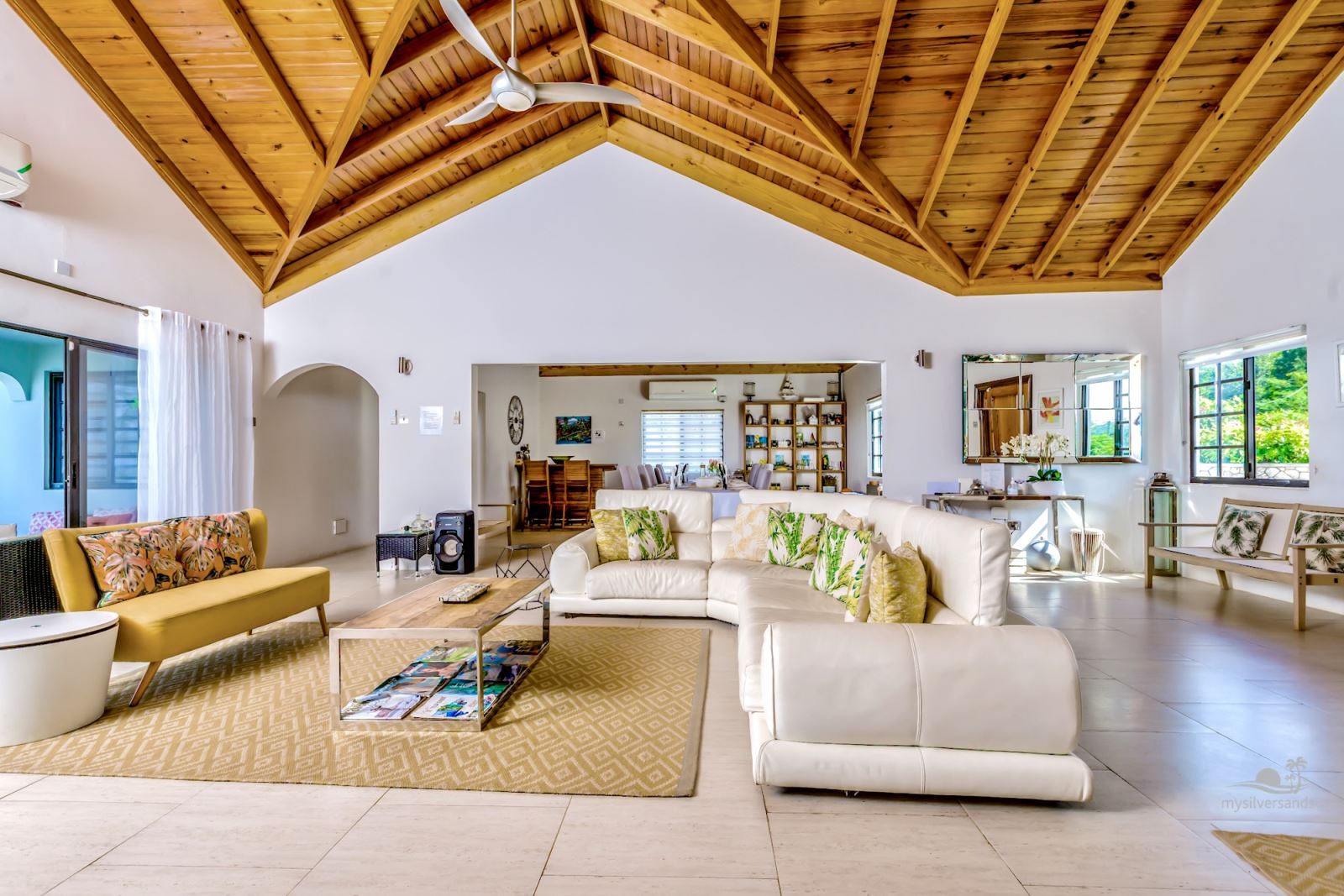 living room at clearview villa