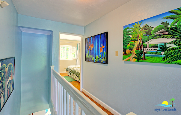 corridor which links the bedrooms upstairs