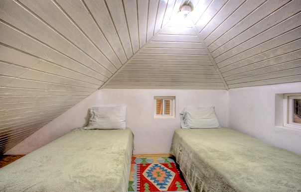 single beds in loft