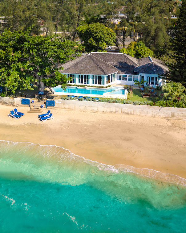 siesta villa aerial view