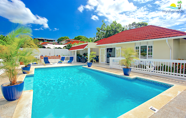 pool and villa