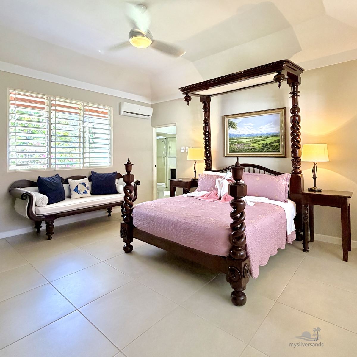 bedroom 1 with king bed