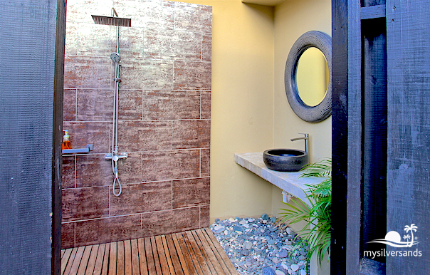 poolside bathroom entrance