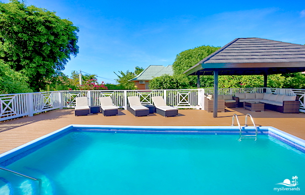 pool and gazebo