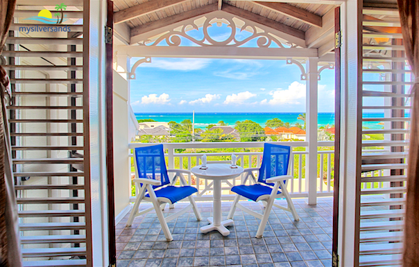 balcony off the master bedroom