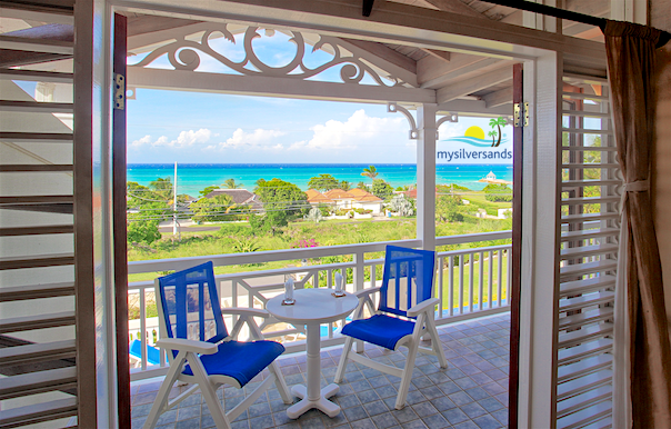 view of the gazebo from the balcony