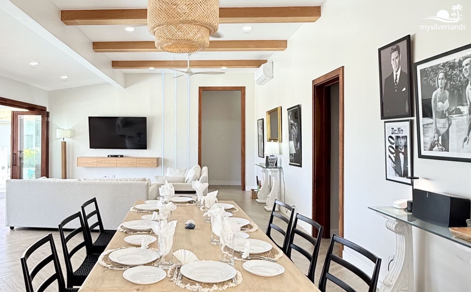dining and living room