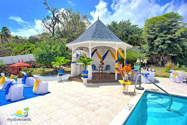 wedding decor at day-o and daylight villas