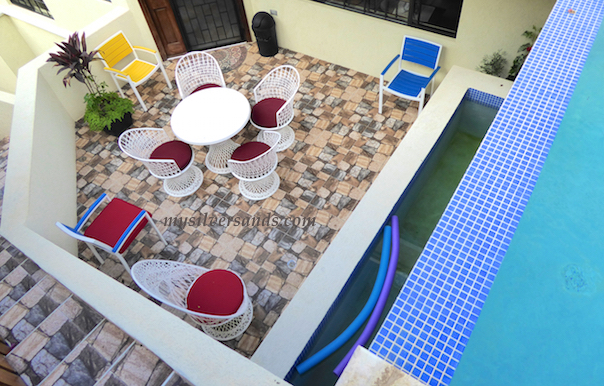 Patio on the second level