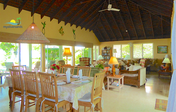 dining and living room