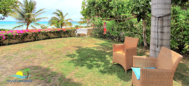 garden and sea view