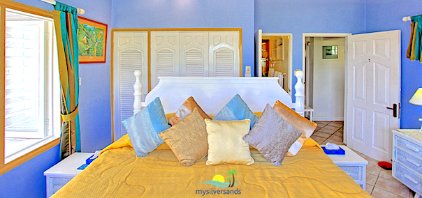 bed in bedroom 1