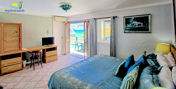 bedroom 7 to balcony and sea view