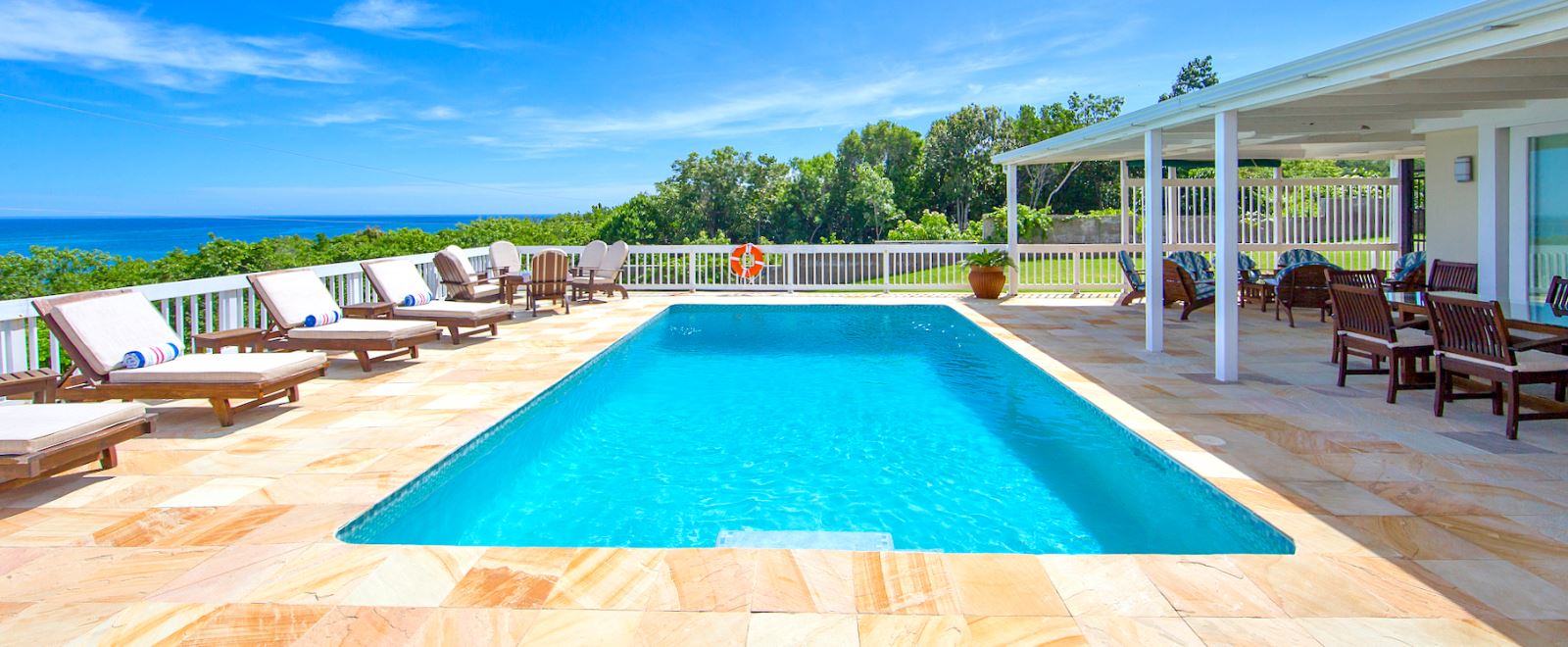 pool and deck and verandah