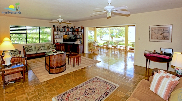 living room to verandah