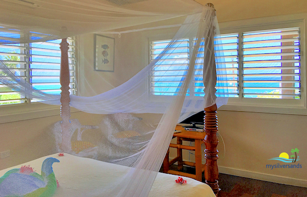 bedroom two with sea view