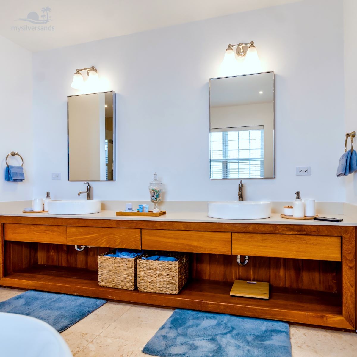 bathroom one double basins