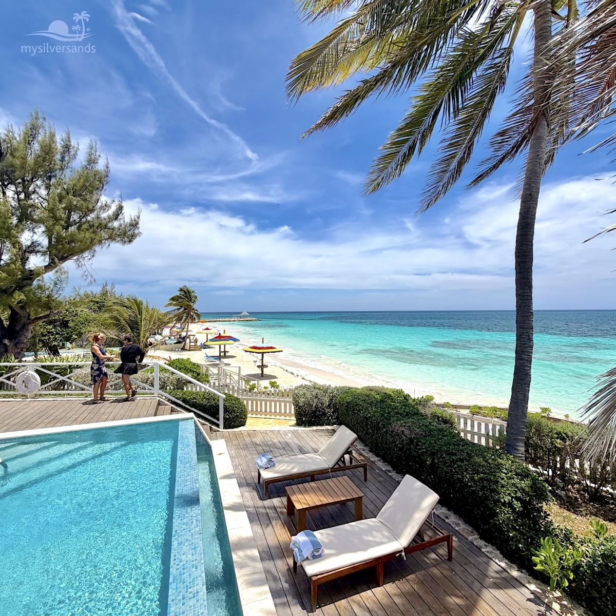 queens cottage on the swimming beach