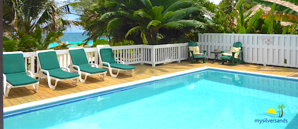 pool and sea view