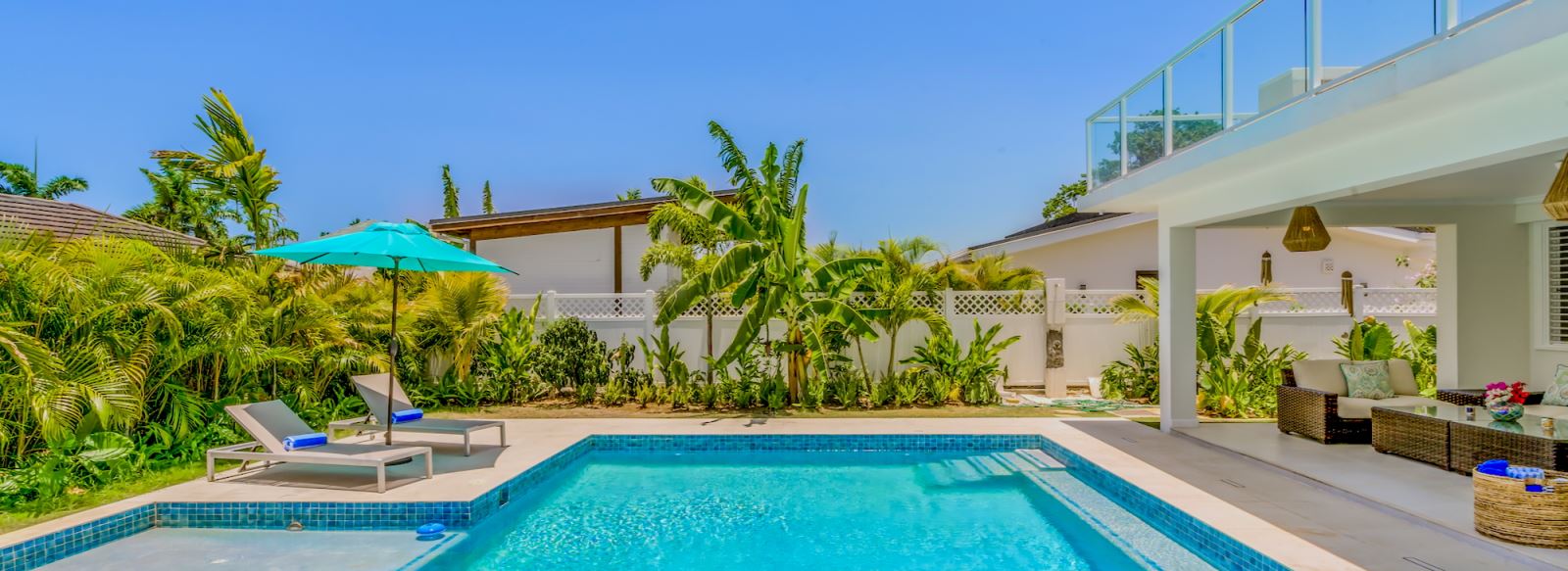 sea swept villa with pool