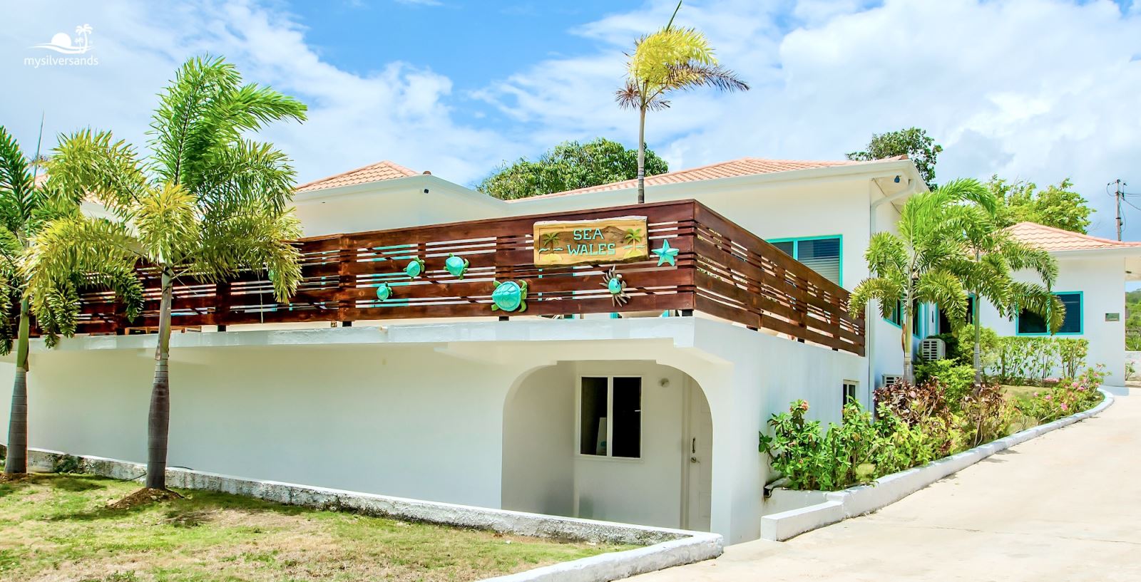 view of the villa