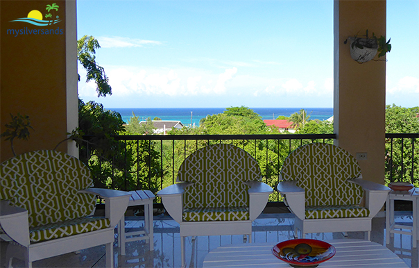 sea view from the balcony