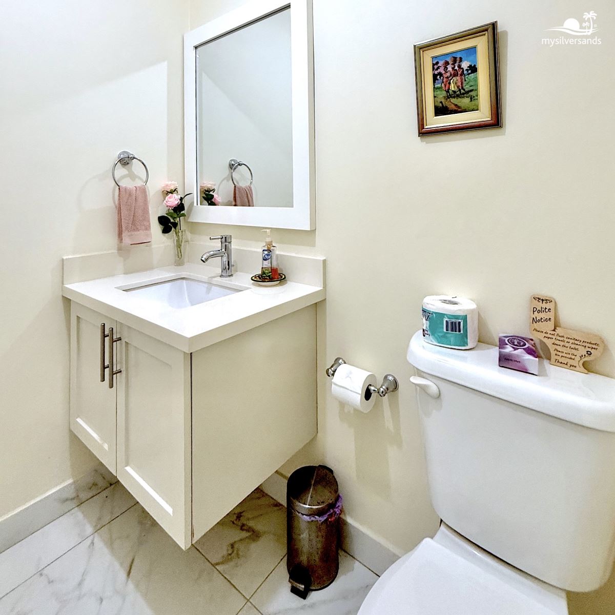 half bathroom