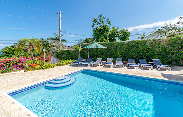 pool and lounge chairs