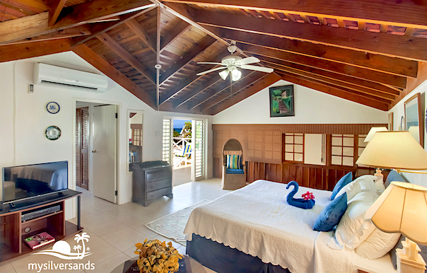 master bedroom opens to balcony